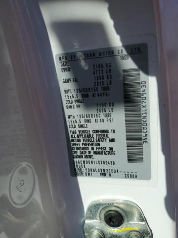 2020 NISSAN NV200 2.5S - 3N6CM0KN1LK709430