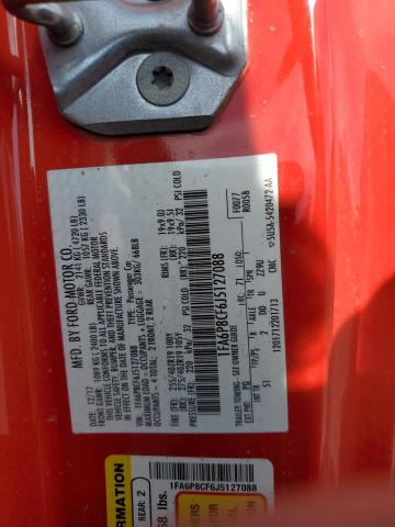 2018 FORD MUSTANG GT - 1FA6P8CF6J5127088