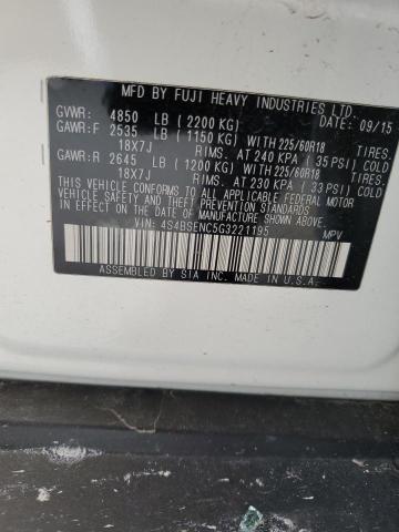 2016 SUBARU OUTBACK 3. - 4S4BSENC5G3221195