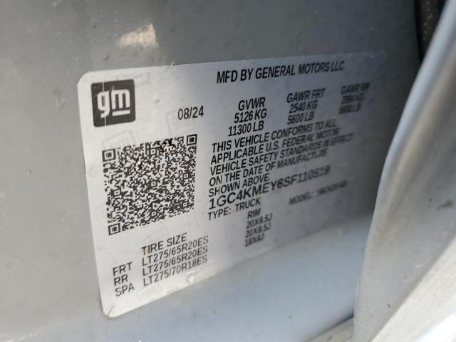 2025 CHEVROLET 2500 - 1GC4KMEY6SF110519