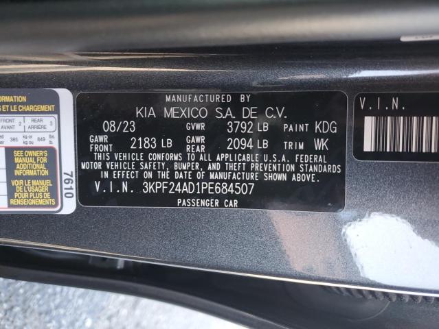 2023 KIA FORTE LX 3KPF24AD1PE684507