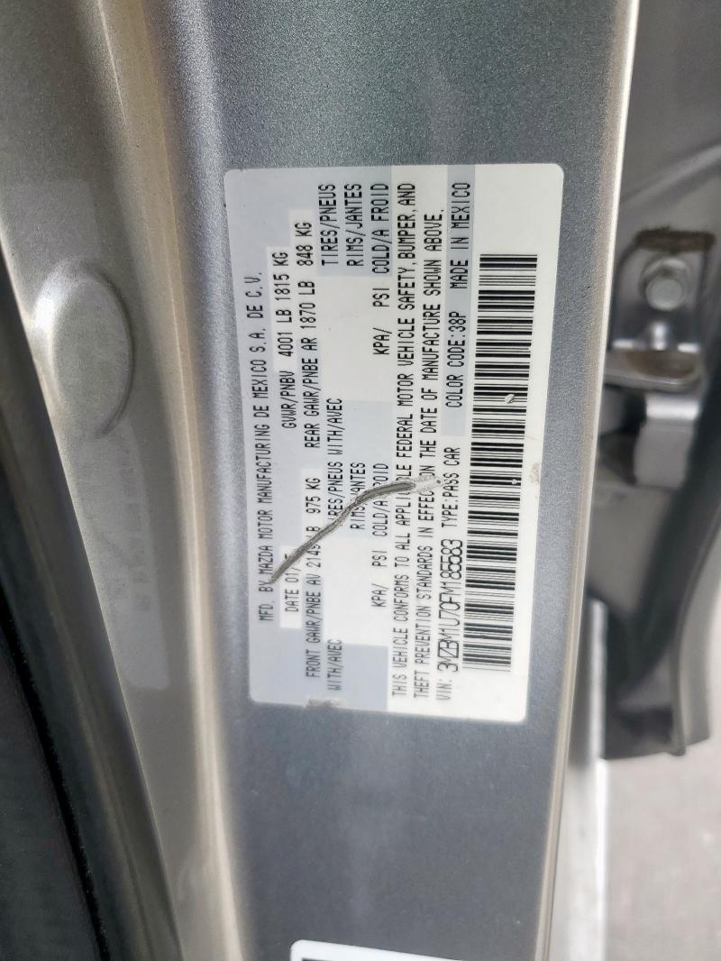 2015 MAZDA 3 SPORT - 3MZBM1U70FM185583