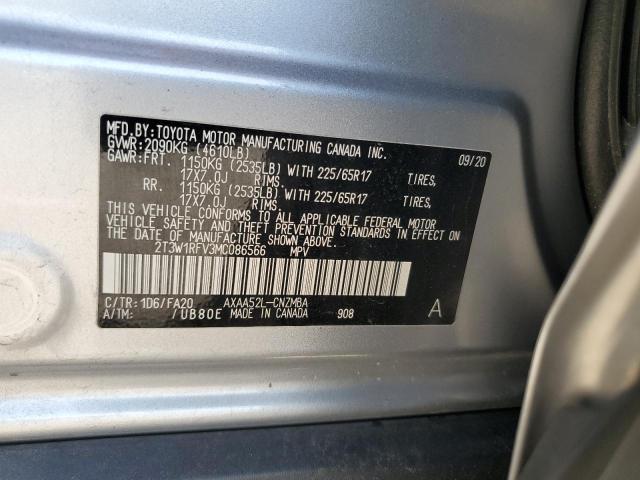 2021 TOYOTA RAV4 XLE - 2T3W1RFV3MC086566