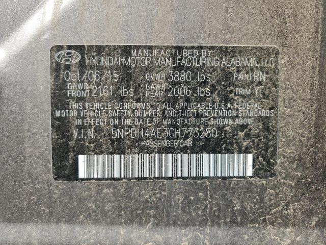 2016 HYUNDAI ELANTRA SE - 5NPDH4AE3GH773280