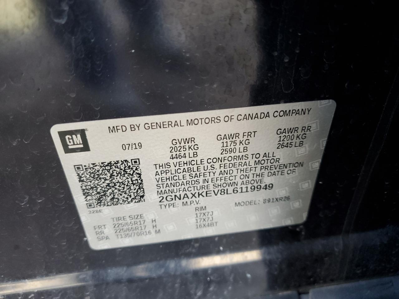 CHEVROLET EQUINOX LT