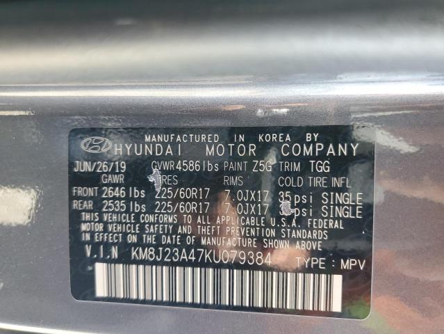 2019 HYUNDAI TUCSON SE - KM8J23A47KU079384