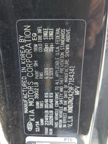2015 KIA SOUL - KNDJN2A29F7184341