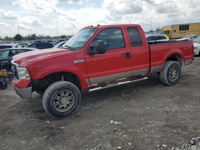 FORD F250 SUPER 2006 red  gas 1FTSX21546EC29660 photo #1