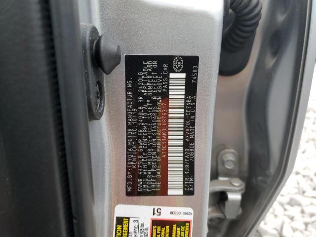 2020 TOYOTA CAMRY LE - 4T1C11AK0LU876317