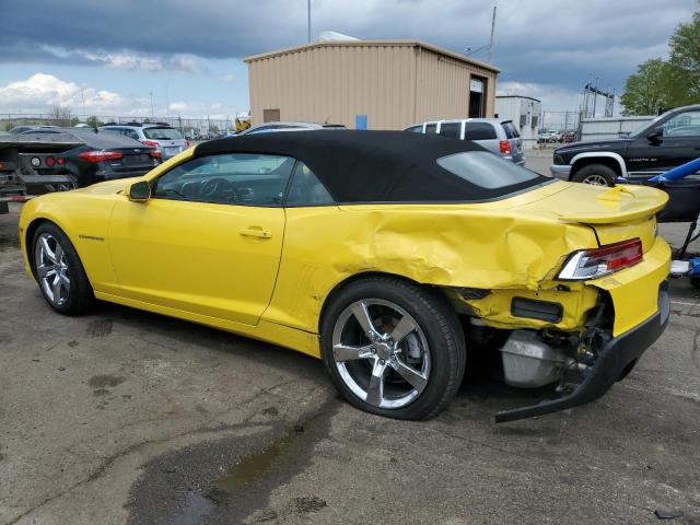 Vin: 2g1fc3d36e9289852, lot: 54087505, chevrolet camaro lt 20142