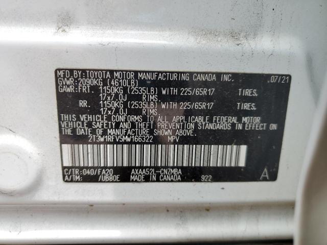2021 TOYOTA RAV4 XLE #3292366265