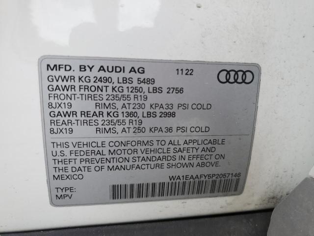 2023 AUDI Q5 PREMIUM - WA1EAAFY5P2057146