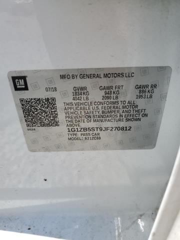 2018 CHEVROLET MALIBU LS - 1G1ZB5ST9JF270812