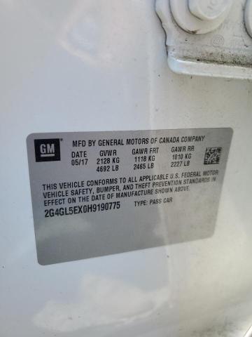 2017 BUICK REGAL SPOR - 2G4GL5EX0H9190775