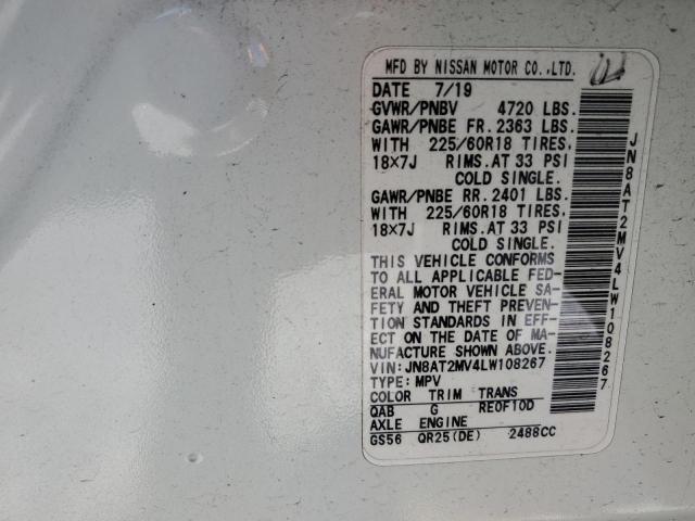 2020 NISSAN ROGUE S - JN8AT2MV4LW108267