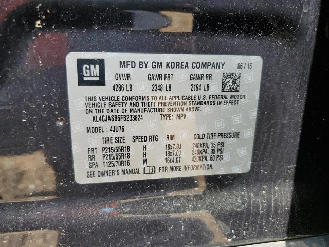 2015 BUICK ENCORE - KL4CJASB6FB233824
