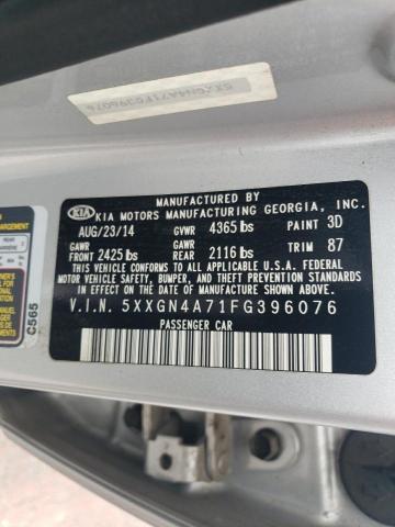 2015 KIA OPTIMA EX 5XXGN4A71FG396076