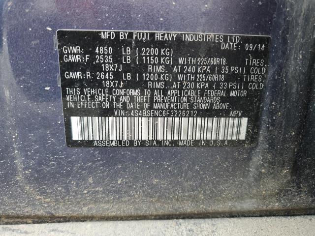2015 SUBARU OUTBACK 3. - 4S4BSENC6F3226212
