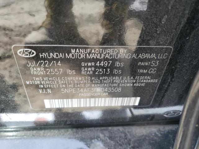 2015 HYUNDAI SONATA SPO - 5NPE34AF3FH043508