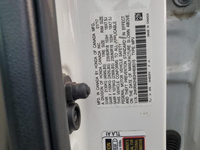 2017 HONDA CR-V EXL - 2HKRW2H83HH608315