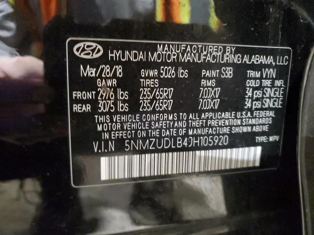 2018 HYUNDAI SANTA FE S - 5NMZUDLB4JH105920