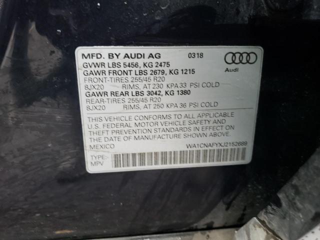 2018 AUDI Q5 PRESTIG - WA1CNAFYXJ2152689