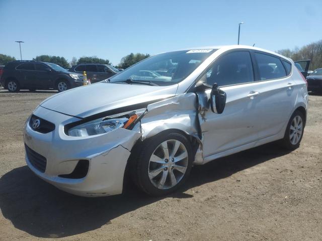 HYUNDAI ACCENT GLS 2013 silver  gas KMHCU5AE2DU086267 photo #1