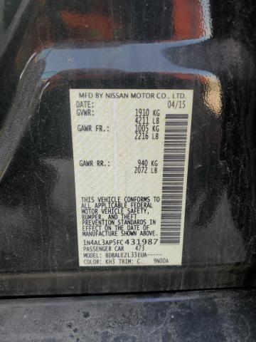 2015 NISSAN ALTIMA 2.5 - 1N4AL3AP5FC431987