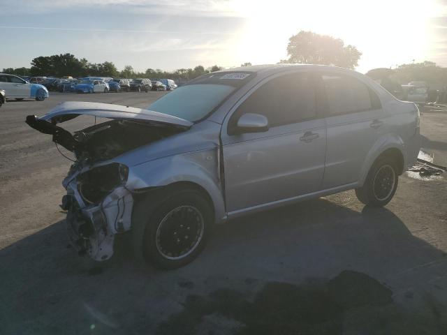 CHEVROLET AVEO BASE 2008 silver  gas KL1TD56688B280980 photo #1