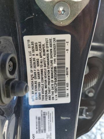 2019 HONDA CIVIC LX - 19XFC2F64KE045896