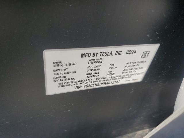 2024 TESLA CYBERTRUCK 7G2CEHED8RA012141