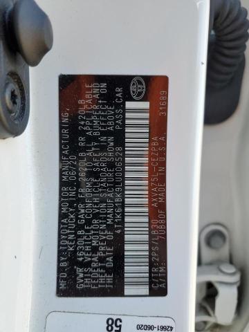 2020 TOYOTA CAMRY XSE - 4T1K61BK9LU006528
