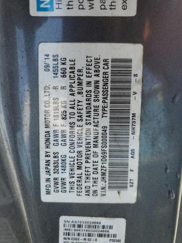 2015 HONDA CR-Z EX - JHMZF1D69FS000049