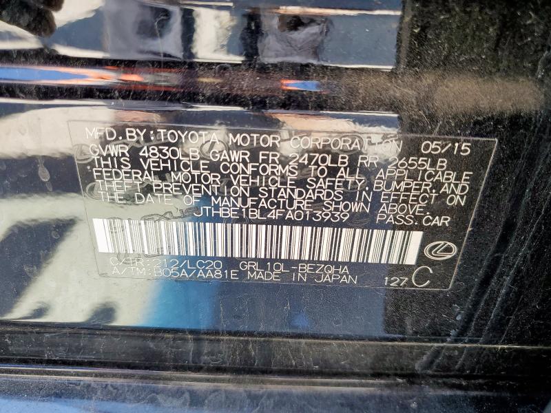 2015 LEXUS GS 350 JTHBE1BL4FA013939