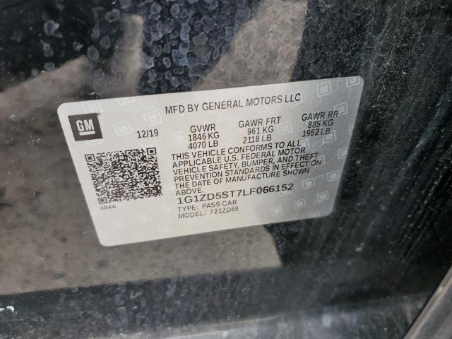 2020 CHEVROLET MALIBU LT 1G1ZD5ST7LF066152