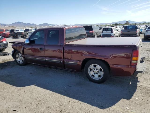 CHEVROLET SILVERADO 2001 burgundy 4dr ext gas 2GCEC19VX11407895 photo #3