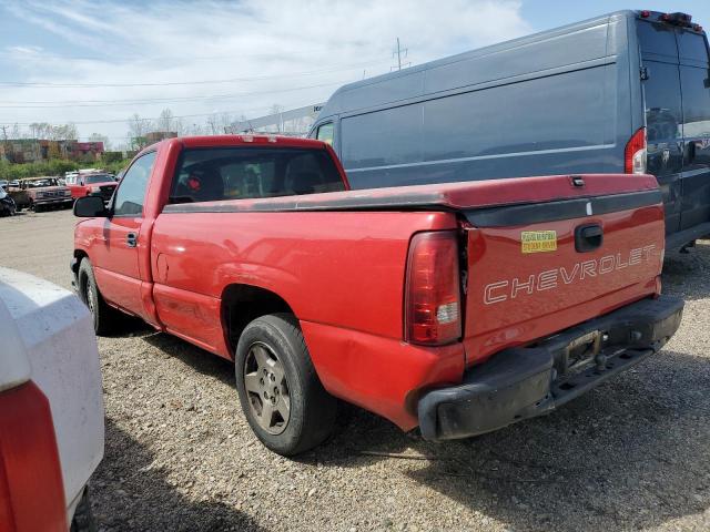 CHEVROLET SILVERADO 2005 red pickup gas 1GCEC14X45Z338059 photo #3