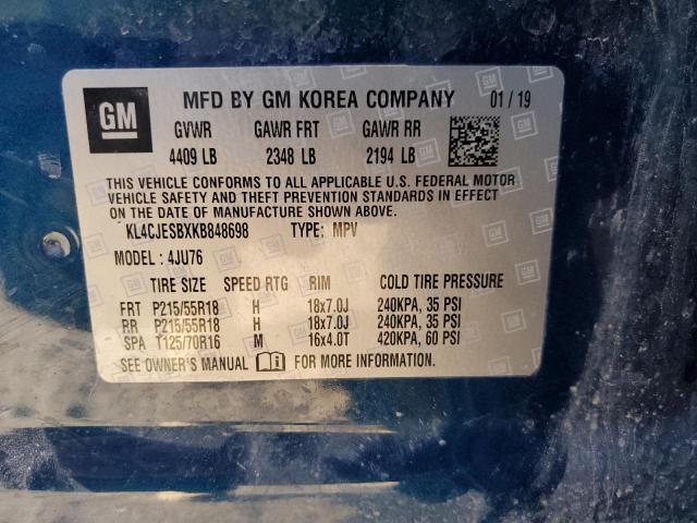 2019 BUICK ENCORE PRE - KL4CJESBXKB848698