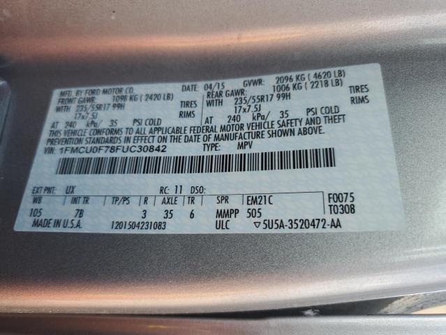 2015 FORD ESCAPE S - 1FMCU0F78FUC30842