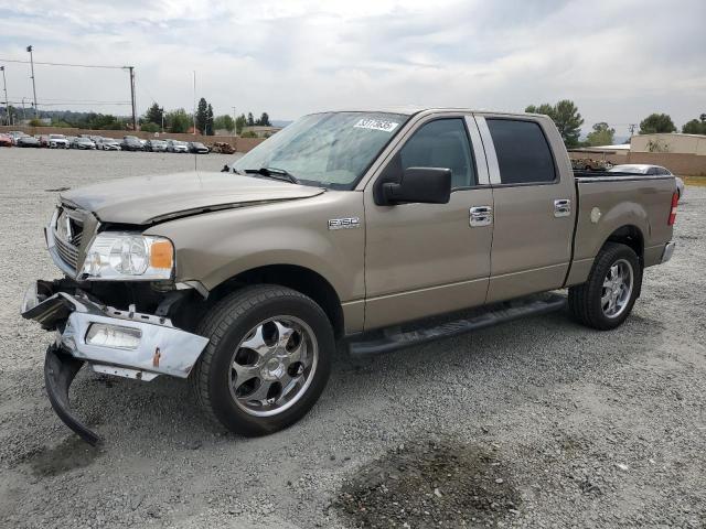 FORD F150 SUPER 2004 beige crew pic gas 1FTRW12W74KC72049 photo #1