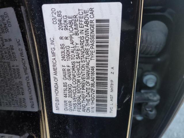 2020 HONDA ACCORD SPO - 1HGCV2F38LA018046