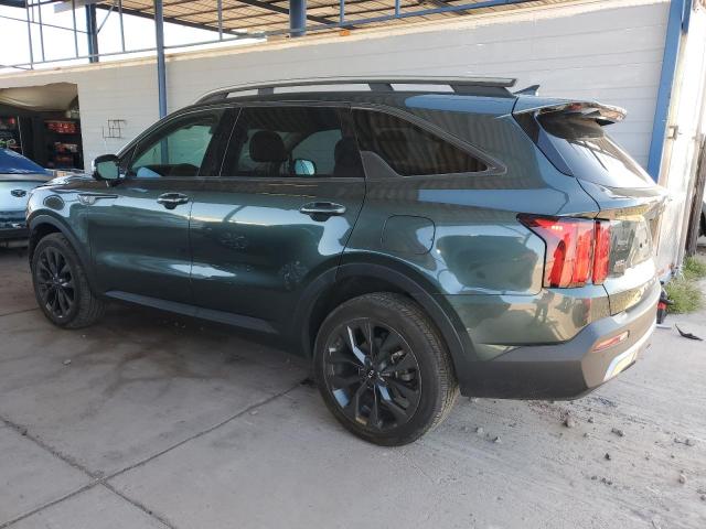 KIA SORENTO SX 2021 green  gas 5XYRKDLF9MG016318 photo #3