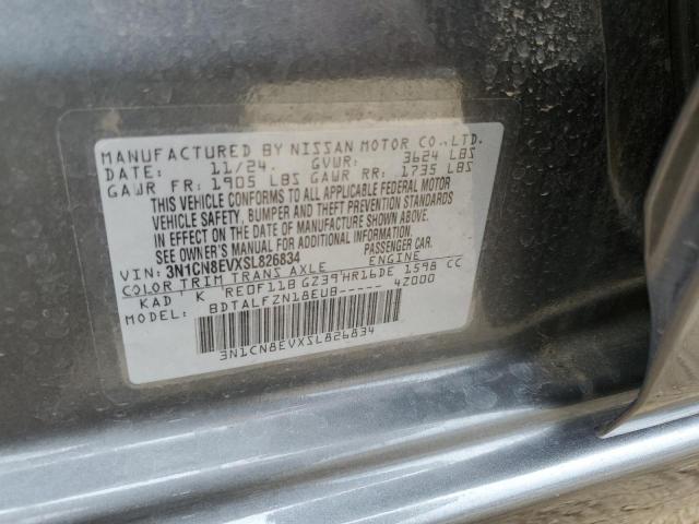 2025 NISSAN VERSA SV - 3N1CN8EVXSL826834