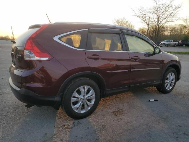 HONDA CR-V EXL 2014 burgundy  gas 5J6RM4H75EL068783 photo #4