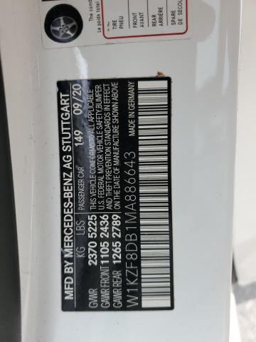 2021 MERCEDES-BENZ E 350 - W1KZF8DB1MA886643