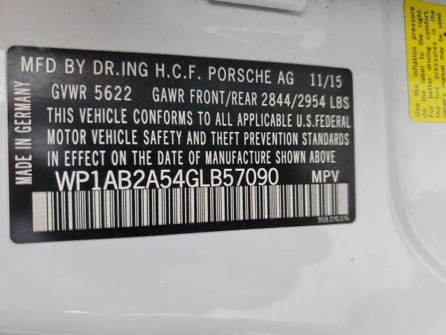 2016 PORSCHE MACAN S - WP1AB2A54GLB57090