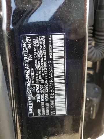 2021 MERCEDES-BENZ C 300 4MAT - W1KWF8EB3MR643449