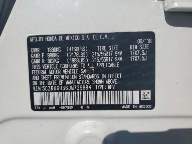 2018 HONDA HR-V LX 3CZRU6H36JM729884
