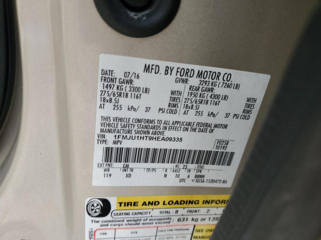 2017 FORD EXPEDITION - 1FMJU1HT9HEA09335