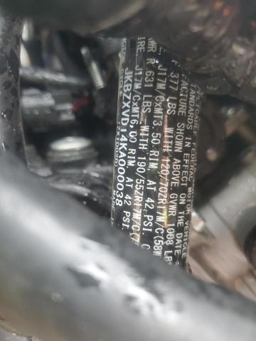 2019 KAWASAKI ZX1002 D - JKBZXVD14KA000038